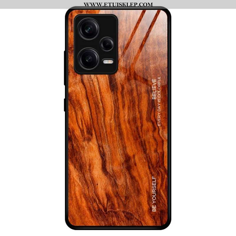 Futerały do Xiaomi Redmi Note 12 Pro Szkło Hartowane W Stylu Drewna